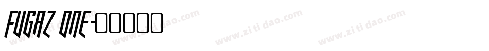 FUGAZ ONE字体转换